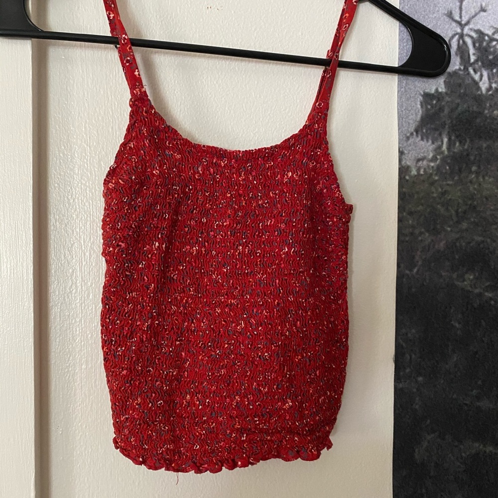 Hollister smocked tank